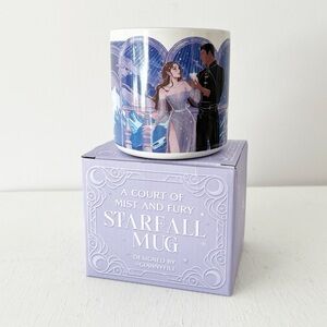 Fairyloot ACOTAR Starfall Mug, Rhysand and Feyre Illustrated Bookish